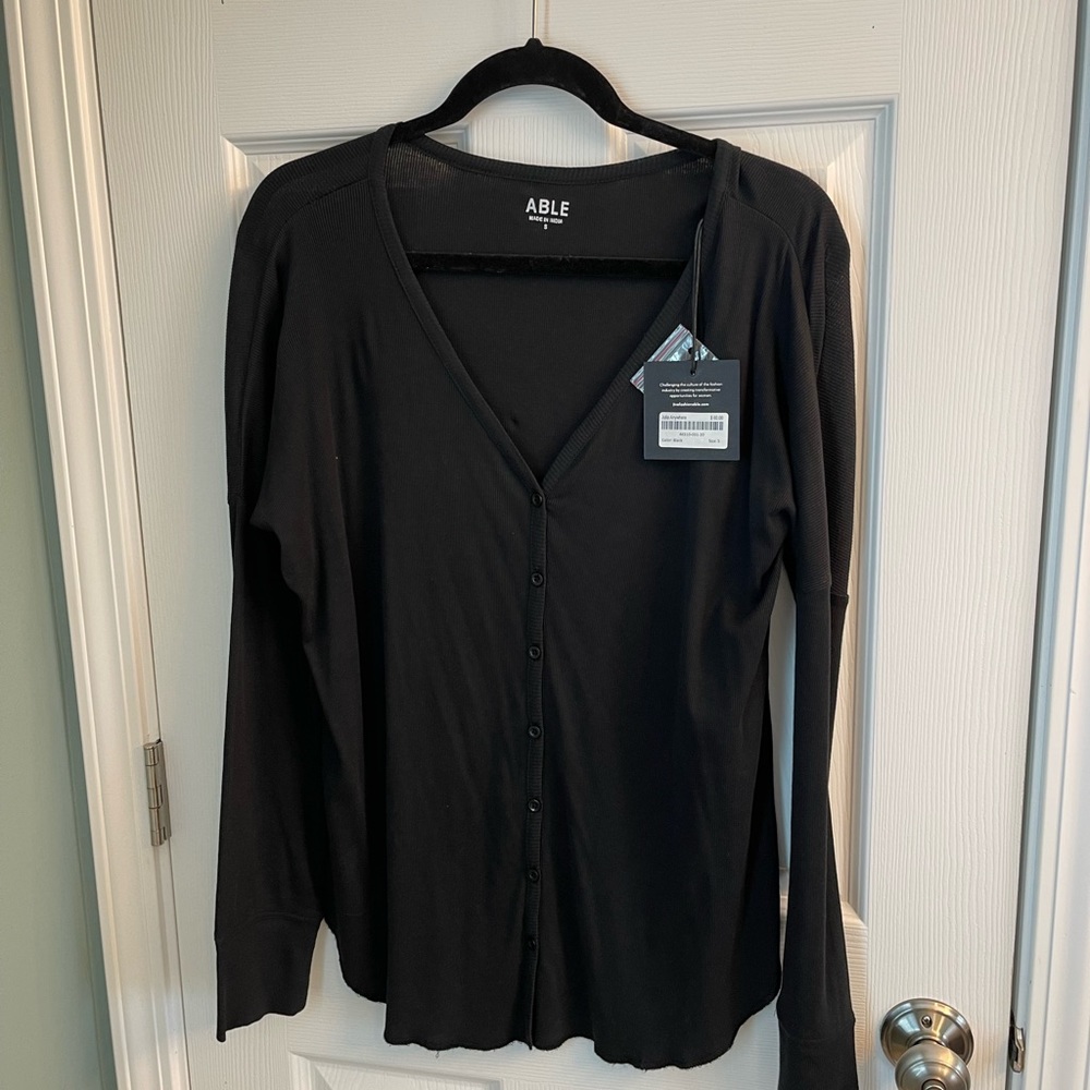 ABLE knit top size small